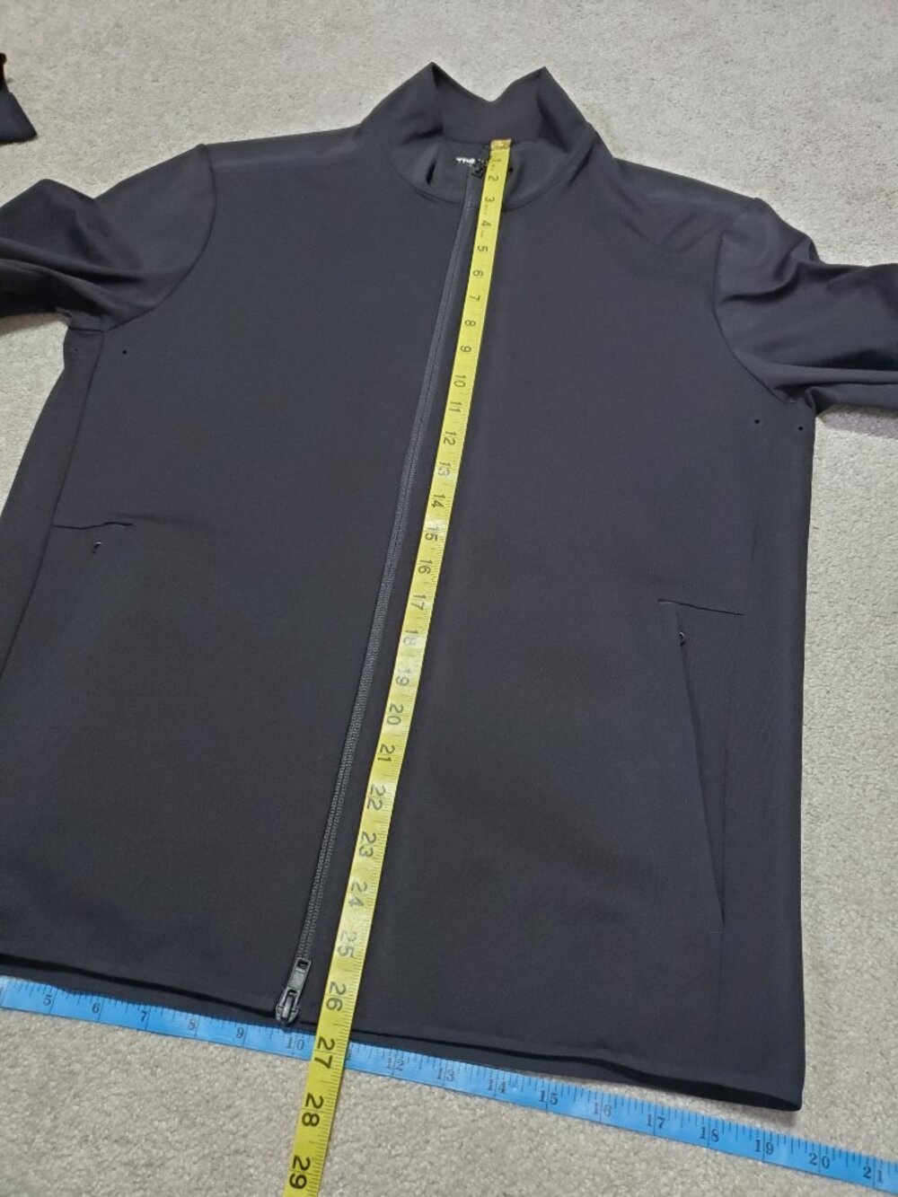 THEORY Rolenn Plinth Performance Technical Full-Zip Jacket Blk Medium Soft Shell - Picture 13 of 14